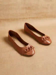 Ginger by Lifestyle Women Round Toe Ballerinas