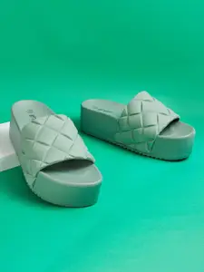 Ginger by Lifestyle Textured Flatform Sandals
