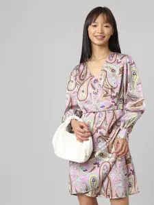ONLY Ethnic Motifs Wrap Style Dress