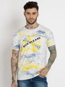 Status Quo Men Printed Cotton T-shirt