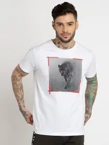 Status Quo Men Printed Cotton T-shirt
