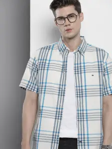 Tommy Hilfiger Pure Cotton Checked Casual Shirt