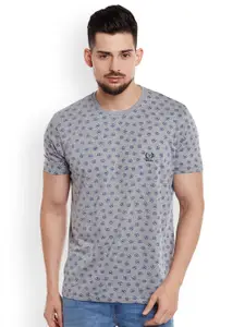 MACK JONNEY MACK Men Grey Printed T-shirt