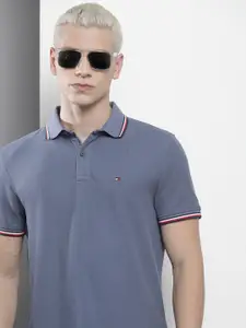 Tommy Hilfiger Men Solid Polo Collar T-shirt