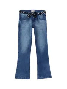 Gini and Jony Girls Flared Heavy Fade Jeans