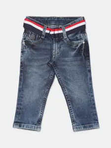 U.S. Polo Assn. Kids Boys Slim Fit Heavy Fade Jeans