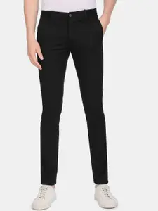 Arrow Sport Men Slim Fit Low-Rise Trousers