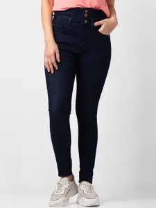 SPYKAR Women Cotton Skinny Fit Mid-Rise Jeans