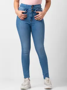 SPYKAR Women Cotton Skinny Fit Mid-Rise Jeans