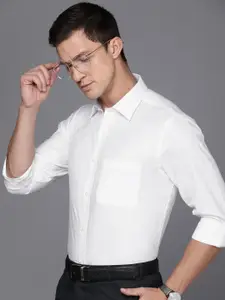 Raymond Men Pure Cotton Slim Fit Opaque Formal Shirt