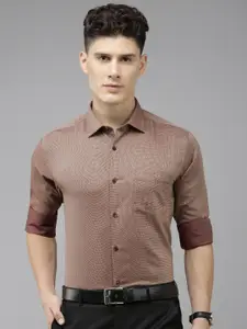 Park Avenue Men Pure Cotton Slim Fit Opaque Formal Shirt