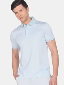 Arrow Men Polo Collar Mercerised Cotton T-shirt