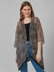 Style Quotient Women Printed Longline Shrug