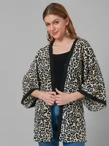 Style Quotient Women Animal Printed Longline Shrug