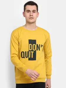 V-Mart Men Printed Fleece Sweatshirt