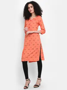 V-Mart Women Ethnic Motifs Printed Floral Kurta