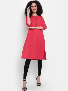 V-Mart Women Geometric Printed Indie Prints Kurta