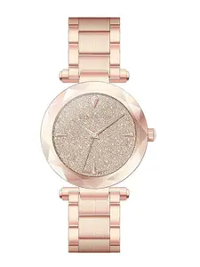 GIORDANO Women Embellished Dial & Bracelet Style Straps Analogue Watch GD-2101-22