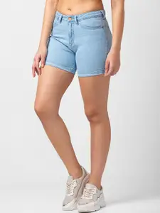 SPYKAR Women Slim Fit Denim Shorts