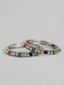Anouk Set Of 2 Beaded Bangles
