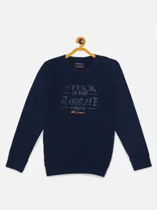 Crimsoune Club Boys Printed Cotton Sweatshirt