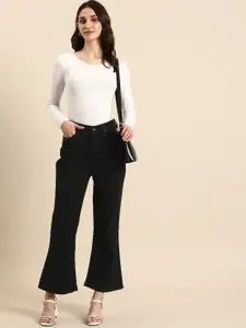 all about you Women Flared Mid-Rise Stretchable Jeans