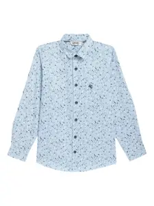 Cantabil Boys Cotton Printed Casual Shirt