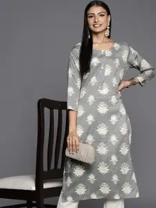 Varanga Women Ethnic Motifs Printed Block Print Kurta