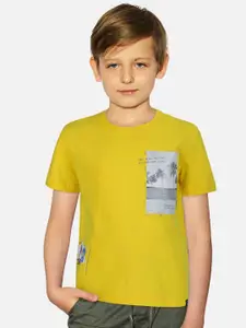 Gini and Jony Boys Round Neck Cotton T-shirt