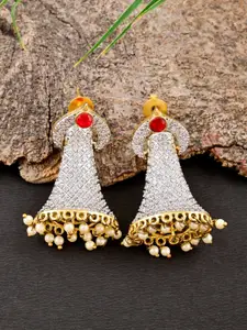Tistabene Gold-Plated Contemporary Jhumkas