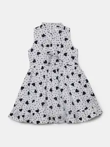 V-Mart Girls Printed Cotton Dress