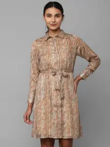 Allen Solly Woman Ethnic Motifs Shirt Dress