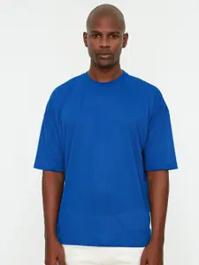 Trendyol Men Round Neck Drop-Shoulder Sleeves T-shirt
