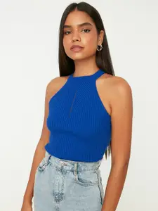 Trendyol Striped Halter Neck Tank Top