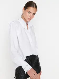 Trendyol Women Cotton Casual Shirt