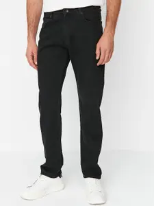 Trendyol Men Mid Rise Clean Look Regular Fit Pure Cotton Jeans