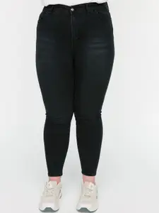 Trendyol Women Plus Size Mildly Distressed Jeans