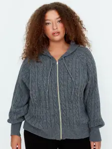 Trendyol Women Cable Knit Acrylic Sweater