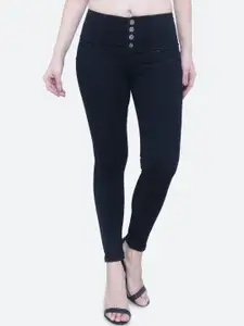 FCK-3 Women Vegas High-Rise Embroidered Cotton Stretchable Jeans