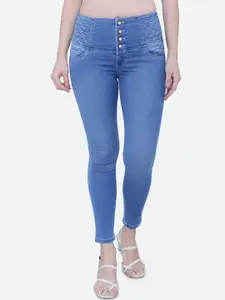 FCK-3 Women Vegas Skinny Fit High-Rise Stretchable Jeans