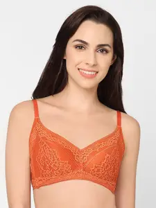 Wacoal Self-Design Floral Lightly Padded Dry Fit Super Support Bra