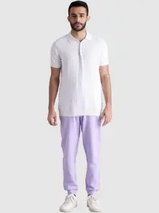 Celio Men Mid-Rise Regular Fit Cotton Joggers