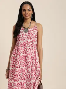 Taavi Block Print Legacy Sleeveless Floral Kurta