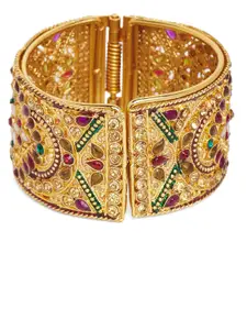 PANASH Gold-Toned Embellished Bangle