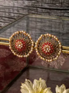 TEEJH Circular Studs Earrings