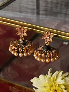 TEEJH Contemporary Jhumkas Earrings