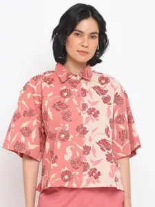 Fabindia Floral Printed Casual Shirt