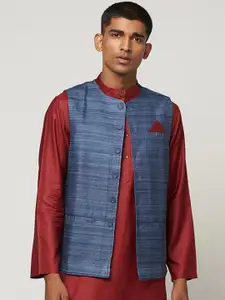 Fabindia Men Silk Nehru Jacket