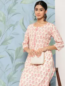 Libas Women Ethnic Motifs Printed Thread Work Kurta