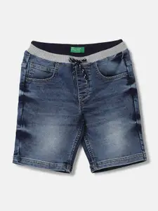 United Colors of Benetton Boys Washed Denim Shorts